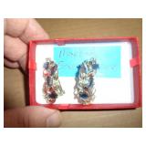 SARAH COV CLIP ON EARRINGS