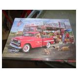 11X18 METAL SIGN - CHEVY TRUCK