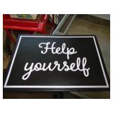 14X20 METAL SIGN - HELP