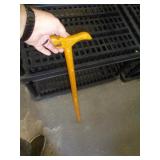 WOOD CANE W WHALE HANDLE