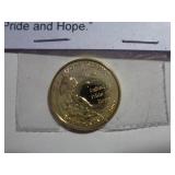 2009-D 24KT GOLD PLATED VIRGIN ISLANDS QUARTER