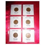 6 - WHEAT CENTS