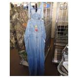 WOMENS WINNIE THE POOH OVERALLS SZ LG / RK