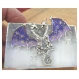 BROOCH - DOUBLE DRAGON