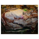 HORSE SCENE TAPESTRY