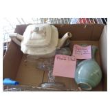 SAKE SET, FRUIT STAND & TEAPOT