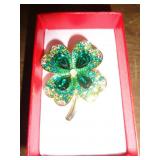 BROOCH - FOUR LEAF CLOVER