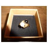 18KT GOLD PLATED RING SZ 8
