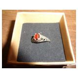 STERLING SILVER - RING SZ 9