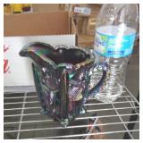 FENTON CARNIVAL GLASS FOOTED CREAMER