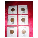6 - WHEAT CENTS