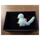 BROOCH - PLASTIC BLUEBIRD