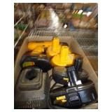 DEWALT BATTERIES & CHARGER/ UNTESTED