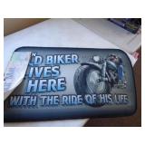 17X30 DOOR MAT - BIKER