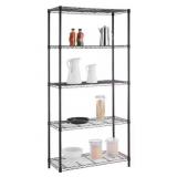 72" STEEL WIRE 5-TIER SHELF