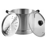 16 QT STEAMER W/ GLASS LID