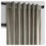 SINGLE 50 X 120" VELVET DRAPE