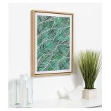 18X24 TROPICAL LEAVES WATERCOLOR CANVAS