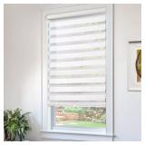 22 X 72 CORDLESS ZEBRA ROLLER SHADE