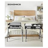 PAIR FOLDABLE LUGGAGE RACKS