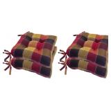 4PK 16X16 TIEBACK SEAT CUSHIONS