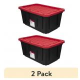 2PK 27 GAL HYPERTOUGH STORAGE BIN