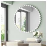 36" ROUND MARLOWE METAL MIRROR