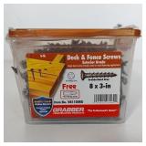 8 X 3 DECK & FENCE SCREWS