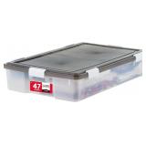 IRIS 47QT UNDERBED STORAGE BIN