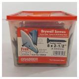 8 X 2 1/2 DRYWALL SCREWS