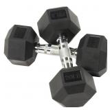 PAIR 20LB DUMBBELLS