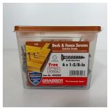 6 X 1 5/8 DECK & FENCE SCREWS