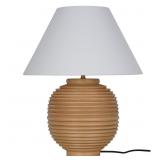 22" RIBBED TABLE LAMP