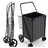 FOLDING UTILITY SHOPPING CART