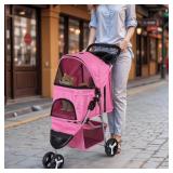 PINK PET STROLLER