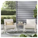 MAINSTAYS 3-PC OUTDOOR ROCKER SET