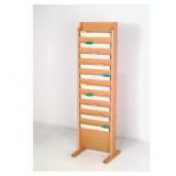 48" FREE STANDING 10-POCKET FILE HOLDER