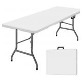6FT STEEL FRAME FOLDING TABLE