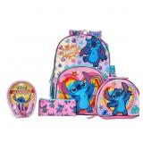 DISNEY STITCH 6PC BACKPACK SET