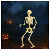 5FT LIGHT UP POSEABLE SKELETON
