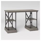 30" THRESHOLD METAL PIPE & WOOD DESK