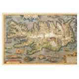 PAIR OF MAP POSTERS