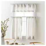 BETTER HOMES & GARDENS 3PC CURTAIN SET