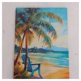 12 X 16" PALM TREE WALL ART