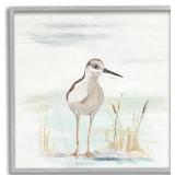 17X17 SANDPIPER FRAMED WALL ART
