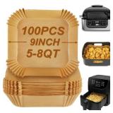 9" AIR FRYER LINERS