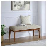 44" UPHOLSTERED ACCENT BENCH