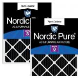 PAIR 14X20X1 PURE CARBON AIR FILTERS PAIR 14X20X1 PURE CARBON AIR FILTERS