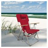 XL ADJUSTABLE FOLDING BEACH CHAIR XL ADJUSTABLE FOLDING BEACH CHAIR