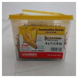 6 X 1 1/4 CONSTRUCTION SCREWS 6 X 1 1/4 CONSTRUCTION SCREWS